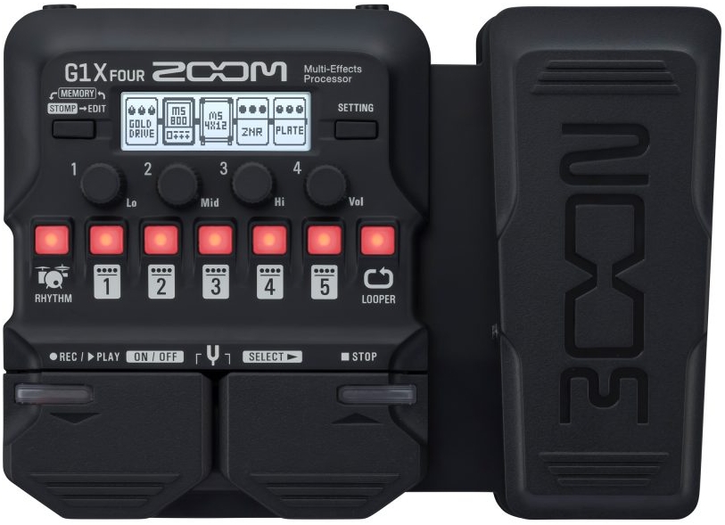 Pedaleira Zoom G1x Four Para Guitarra 