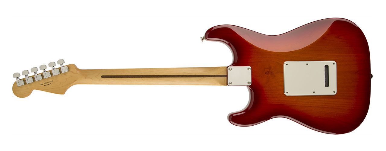 Guitarra Fender 014 4732 - Deluxe Stratocaster Top Plus Hss Ios Connect - 331 - Aged Cherry Burst 