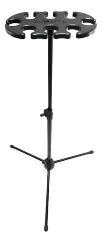 Saty Sdm08 Pedestal Suporte Descanso Para 8 Microfones 