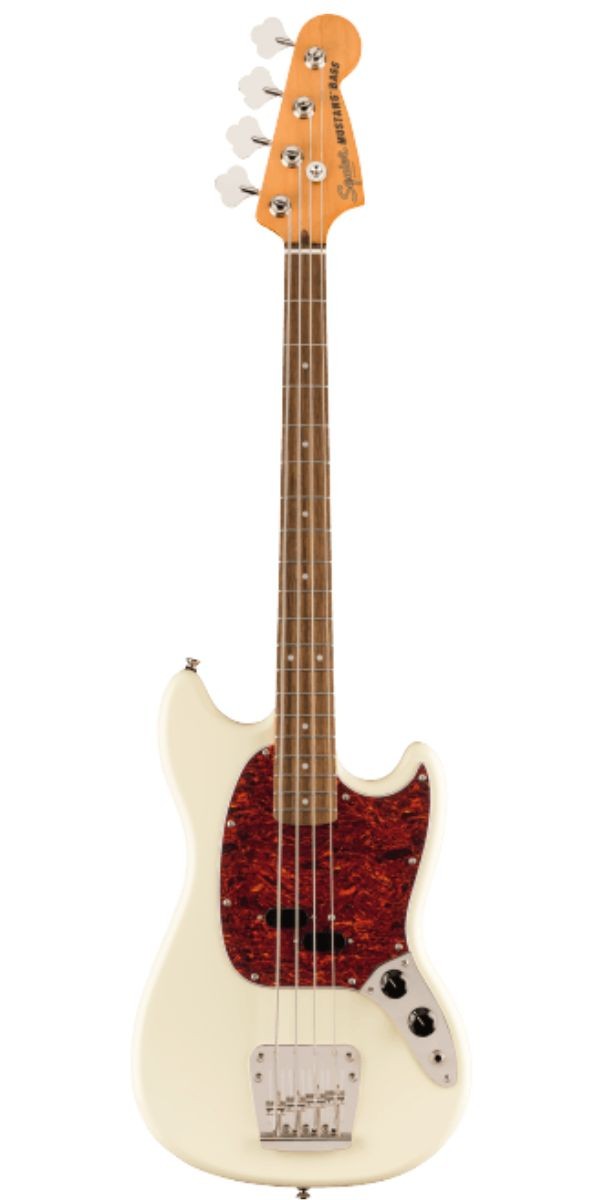 Baixo Fender Squier Classic Vibe ’60s Mustang Bass 4 Cordas Laurel Olympic White 