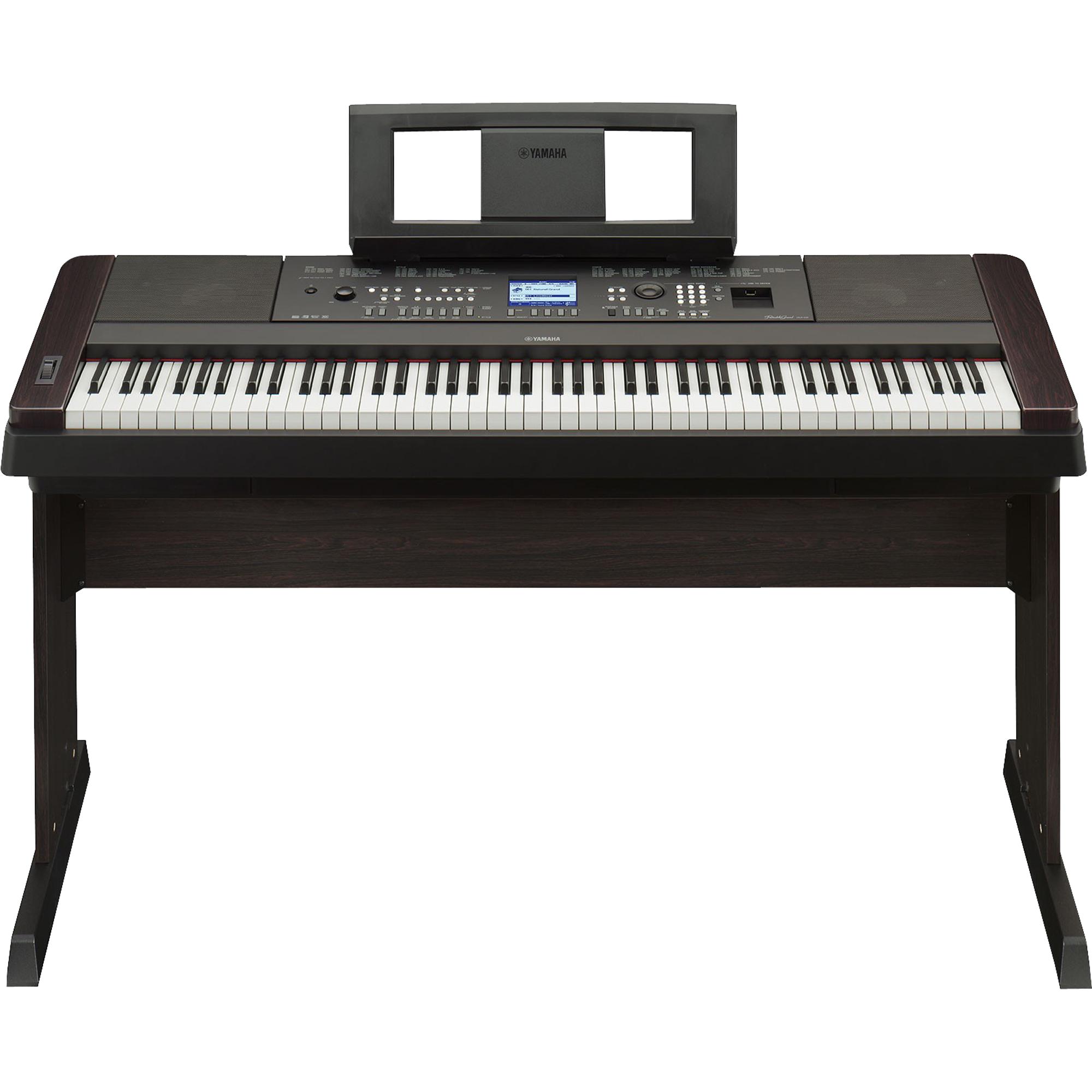 Piano Digital Dgx-650b Com Fonte Bivolt Preto Yamaha 