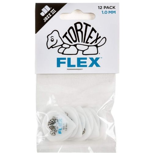 Palheta Tortex Flex Jazz Iii 1,00 mm Pct C/12 468p1.0 Dunlop 