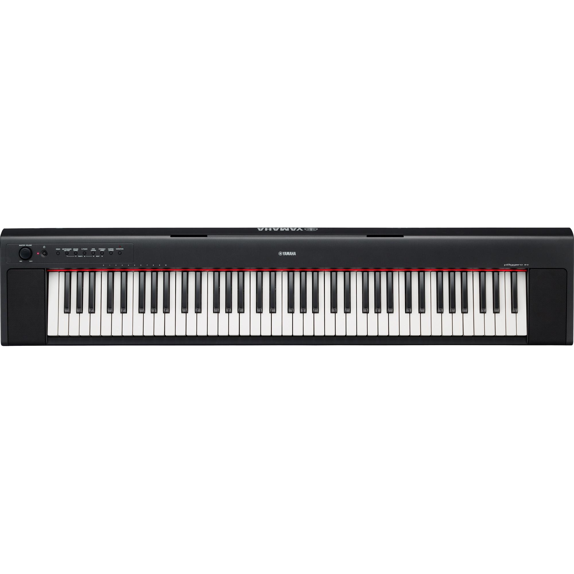 Teclado Piaggero Np31 Sem Fonte Preto Yamaha 