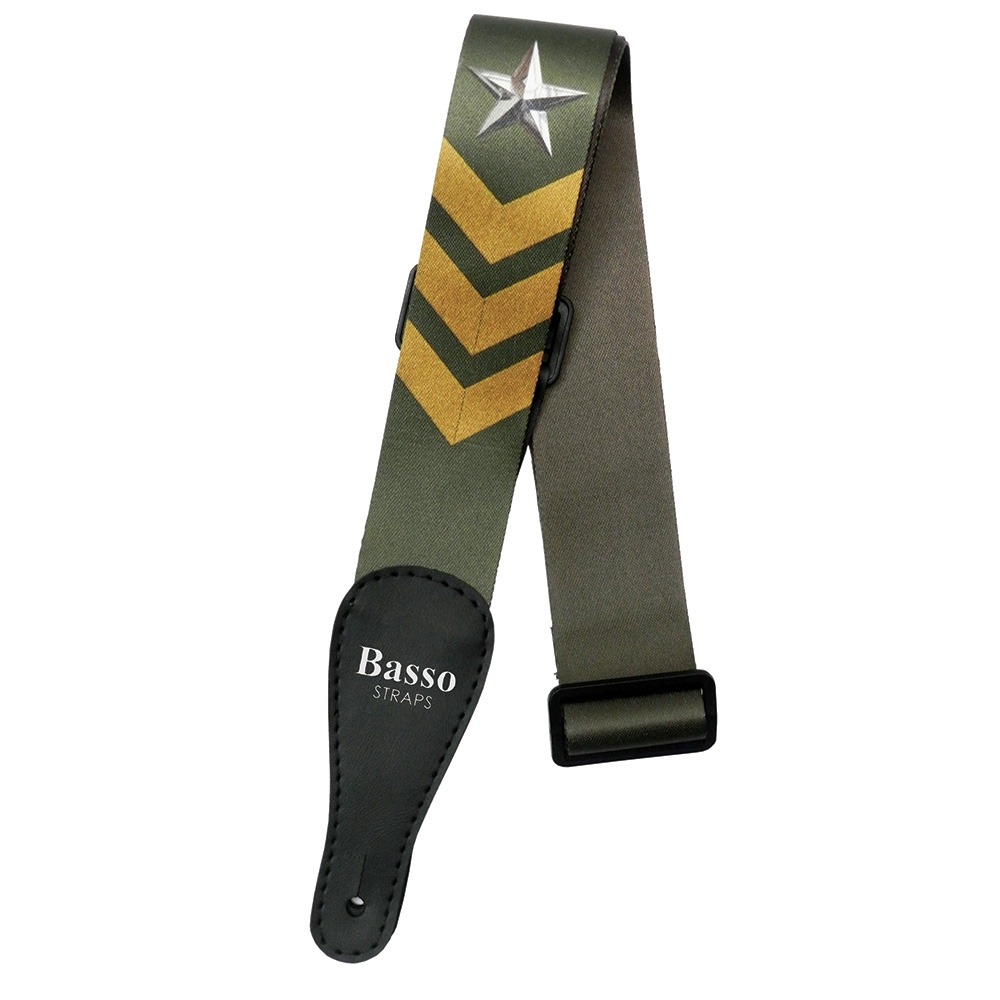 Correia Basso Straps Pop Art Militar 