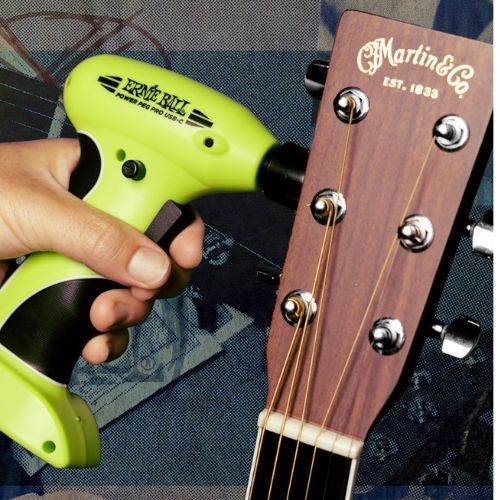 Encordoador Motorizado Ernie Ball Power Peg Pro P09626 Usb-c Recarregável 