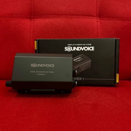 Amplificador de Fone Soundvoice Power 1 Retorno Individual P10 Para Músicos 