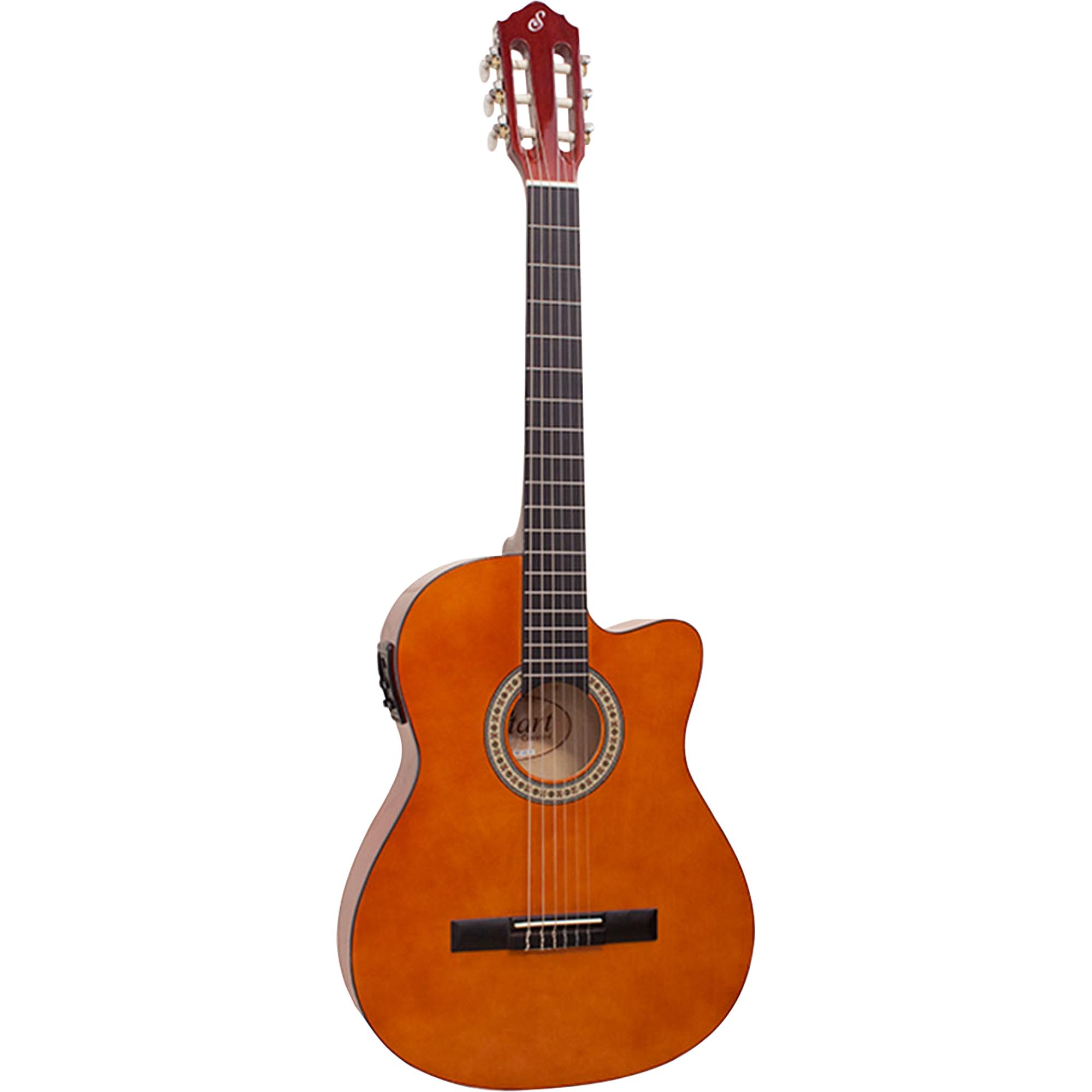 Violão Eletroacústico Flat Cutaway Nylon Nf-14 Natural Giannini 