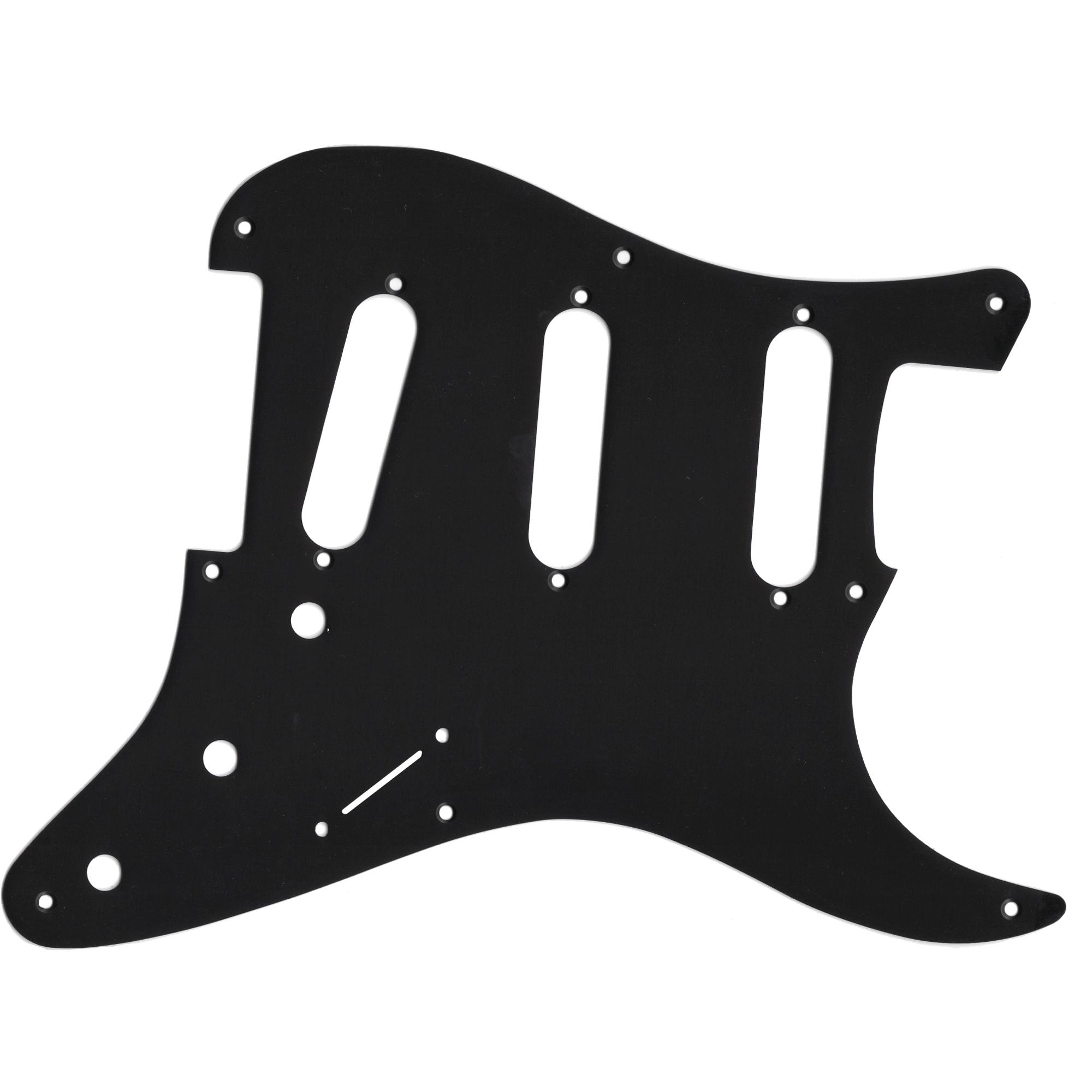 Escudo Para Guitarra Stratocaster Sss Preto Fender 