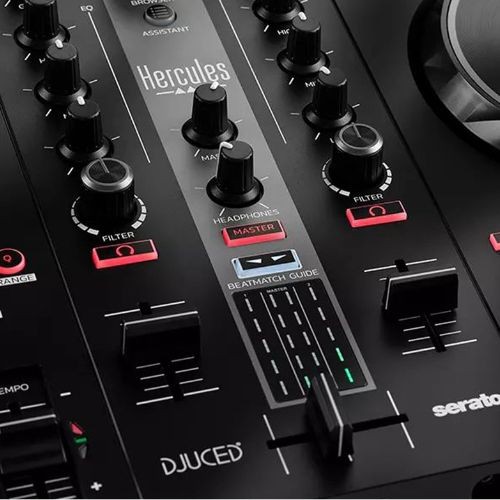 Controladora dj Hercules Djcontrol Inpulse 300 Mk2 Serato dj Lite Djuced Com Placa de Som 