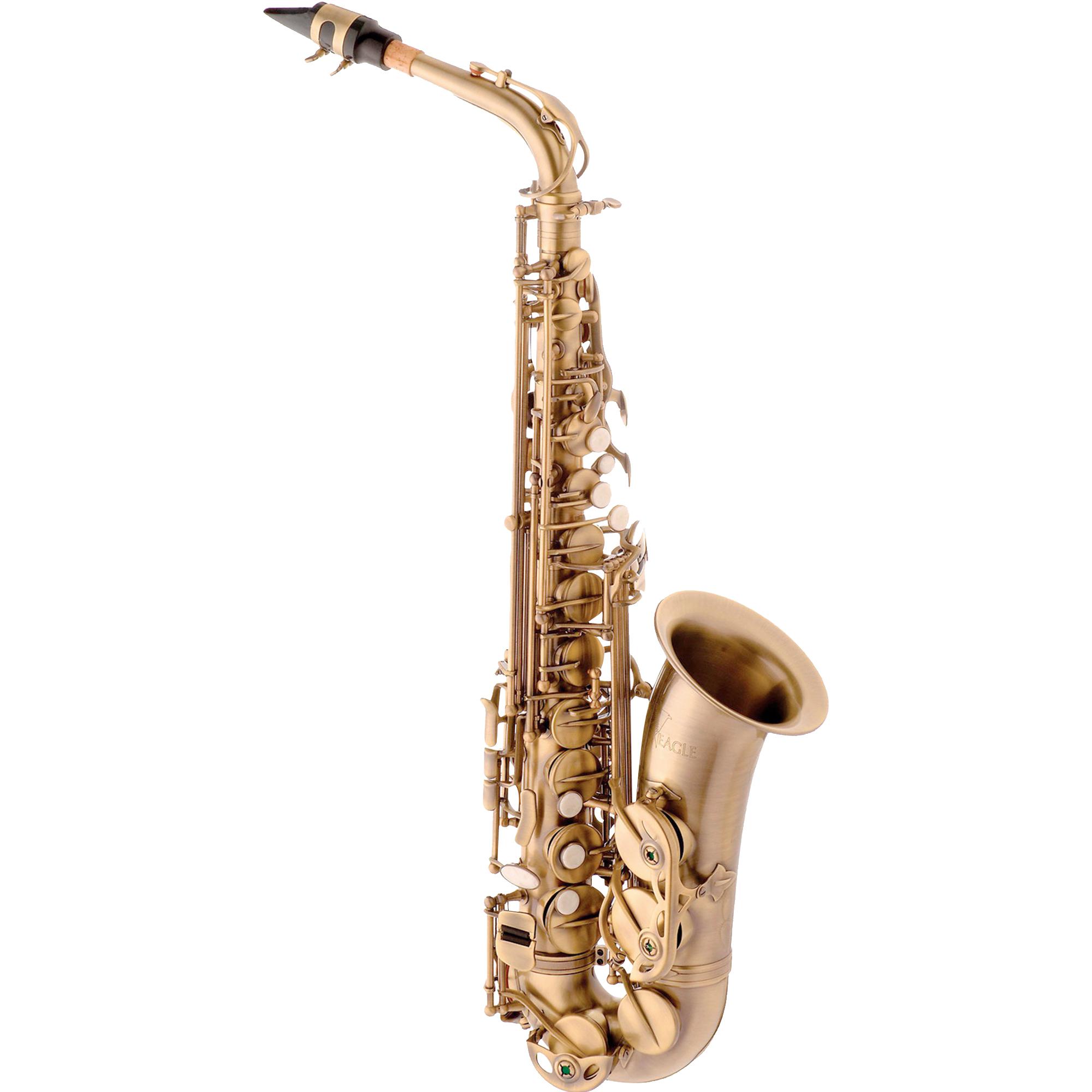 Saxofone Alto eb Sa500-vg Envelhecido Eagle 