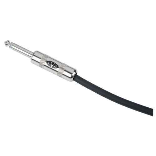 Cabo Evh Premium Guitar Cable P10/p10 Preto Com Conectores Switchcraft Para Guitarra e Baixo 