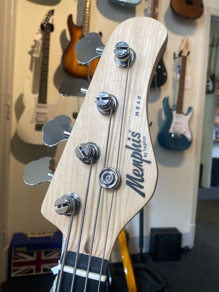 Baixo 4 Cordas Tagima Memphis Mb40 Owh Satin Precision Branco 