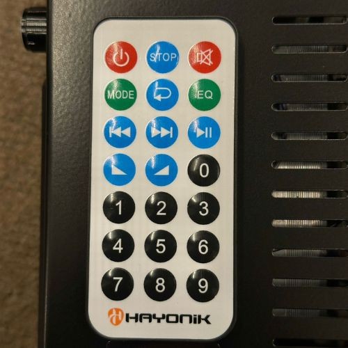 Kit Som Ambiente Hayonik Ambience 2000 od v2 Preto 200w Bluetooth Usb fm óptico 