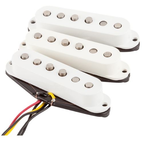 Captadores Fender Tex-mex Strat Set Sss Alnico 5 White Com 3 Unidades 