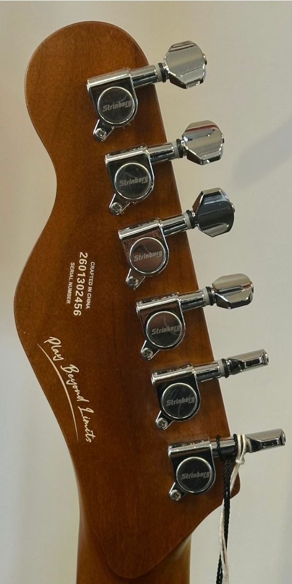 Guitarra Strinberg Horizon H250 Bls Black Sparkle Com Captadores Alnico v e Bag 