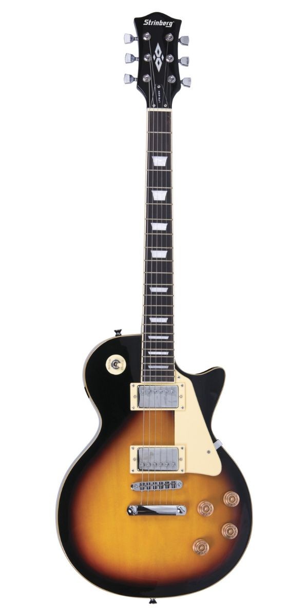 Guitarra Canhota Strinberg Lps230 sb lh Les Paul Sunburst 2 Humbuckers 
