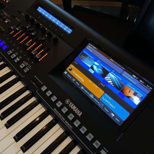 Teclado Yamaha Genos2 Workstation Arranjador 76 Teclas Fsx Com Aftertouch 