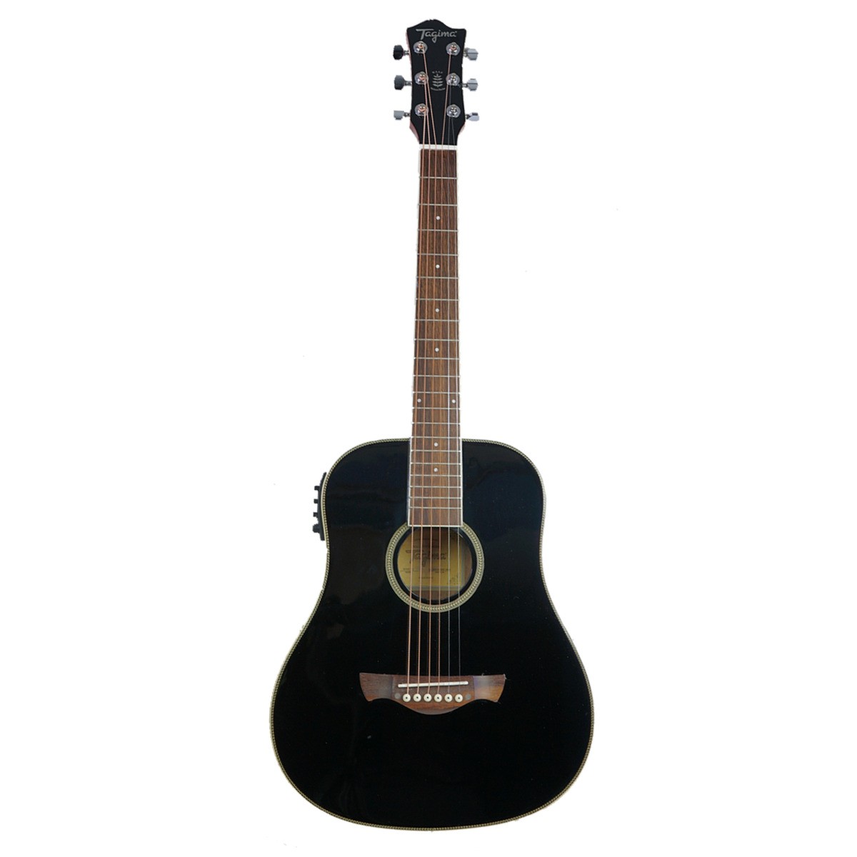 Violão Tagima Ws-40 eq bk Aço Baby Elétrico Preto 
