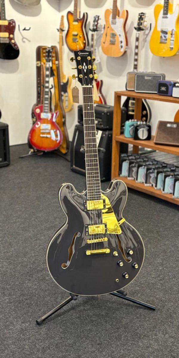 Guitarra Elétrica Giannini Sonic Deluxe Diamond Gae06 Dlx bf (black Coffee) 