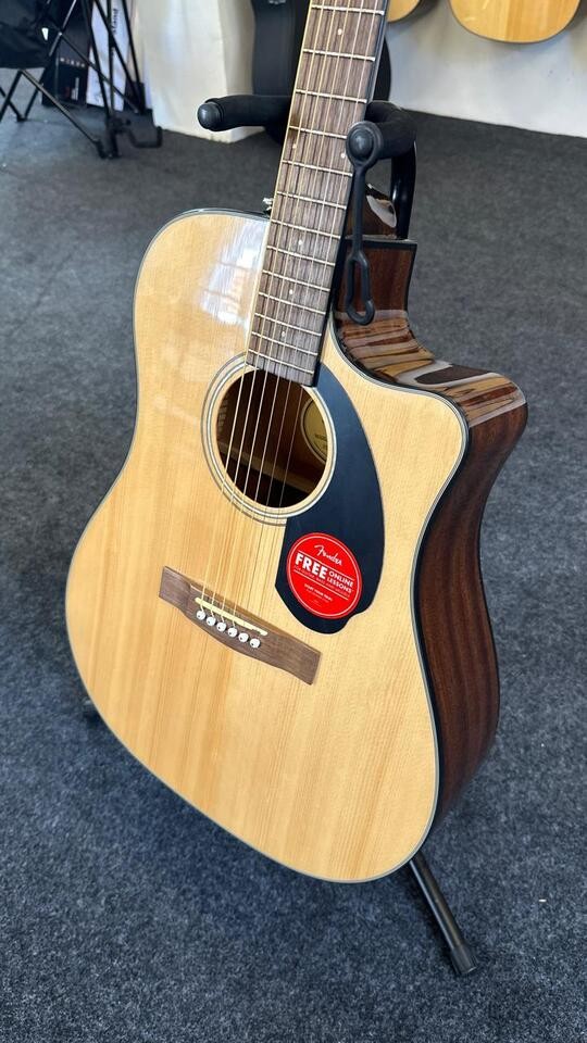 Violão Fender Cd-60sce Aço Eletroacústico Natural 
