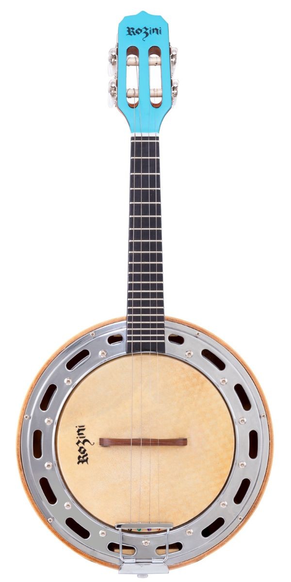 Banjo Rozini Rj11.el.az Color Azul Caixa Larga Elétrico Passivo 