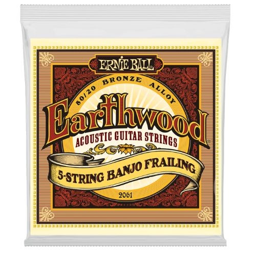 Corda Para Violão Earthwood 5-string Banjo Frailing Loop End 80/20 Bronze Acoustic 