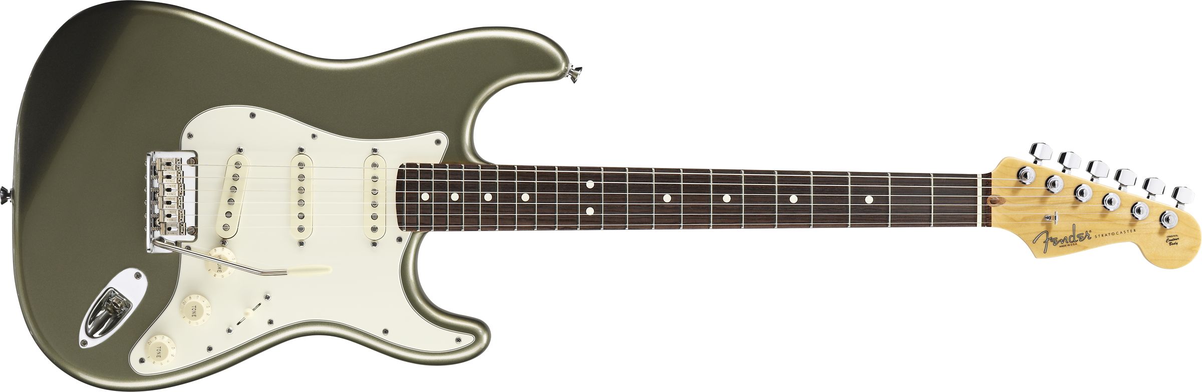 Guitarra Fender 011 3000 - am Standard Stratocaster rw - 719 - Jade Pearl Metallic 