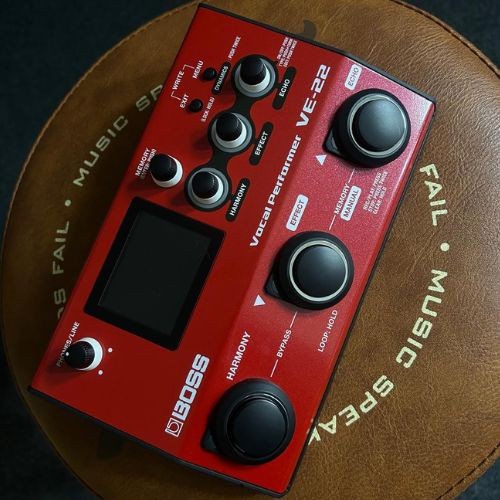Pedal Boss Ve-22 Vocal Performer Para Voz Com Harmonizer, Efeitos e Looper 