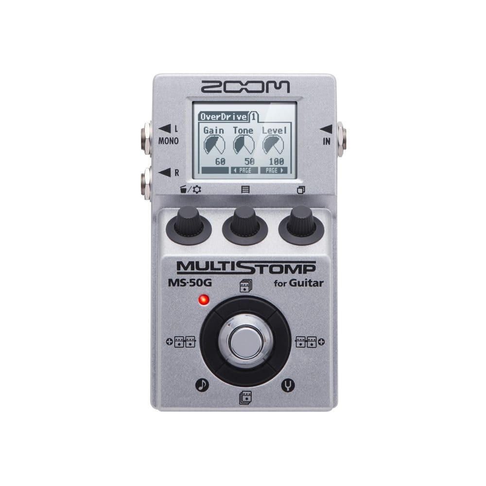 Zoom Pedal Para Guitarra Multi-efeitos Stompbox Ms-50g 
