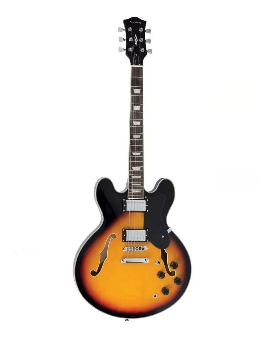 Guitarra Semi Acústica Strinberg Shs-300 Sunburst 