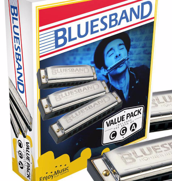 Gaita Harmônica Blues Band 559/20 g (sol) Hohner                   