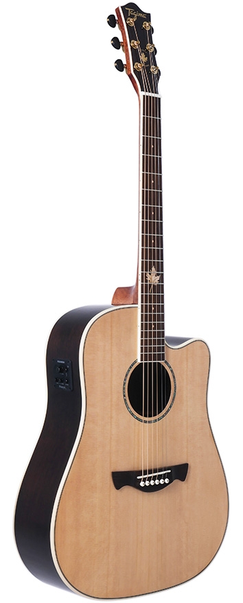 Violão Dreadnought Elétrico Aço Canadá Vancouver Natural Tagima 