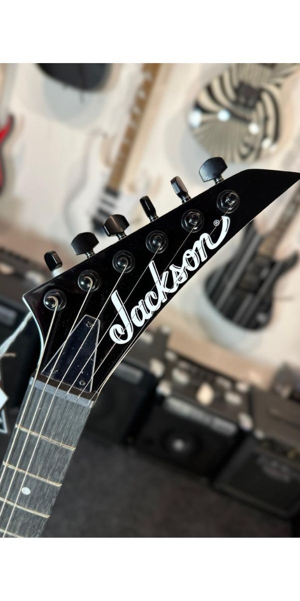 Guitarra Jackson js Dinky Js11q Transparent Black 