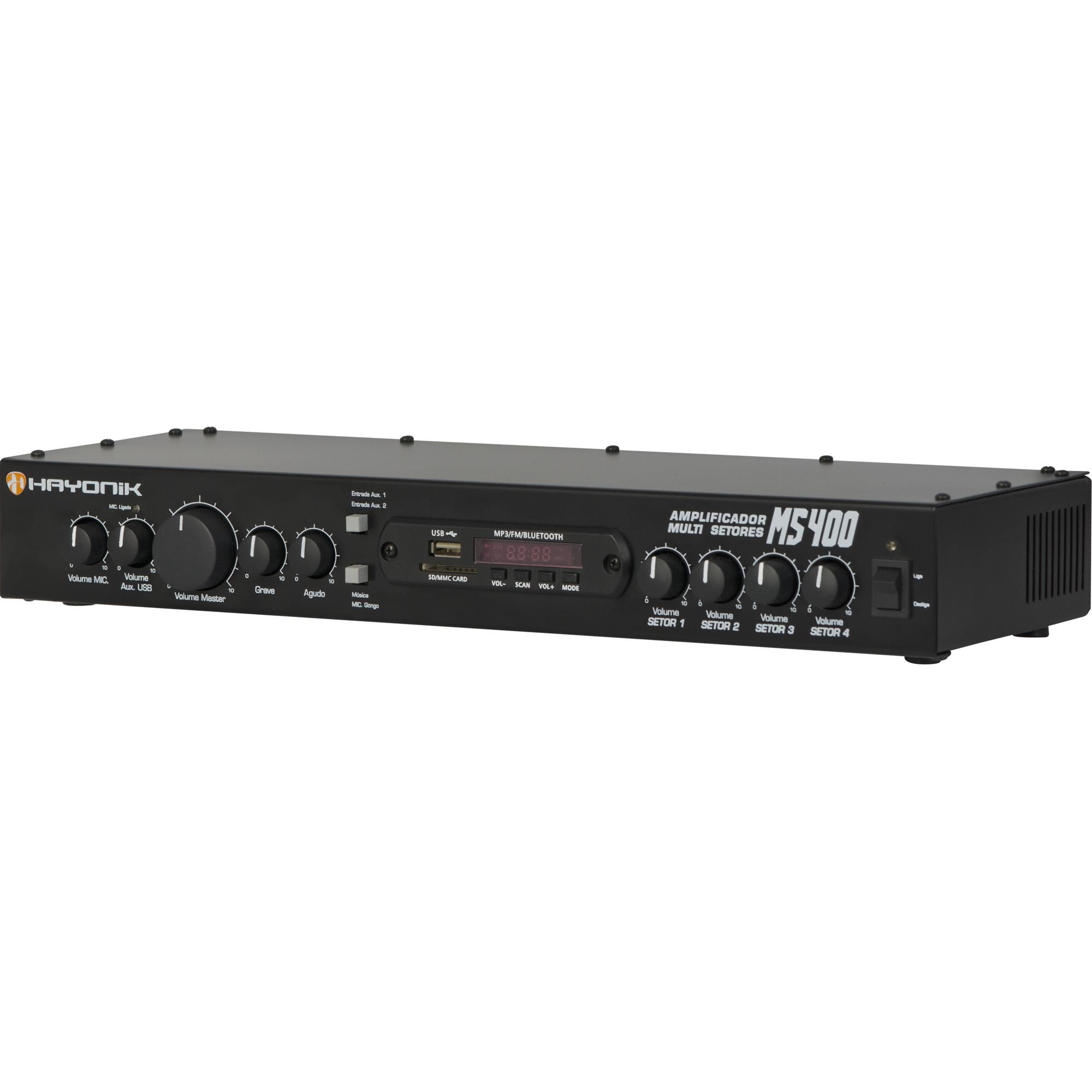 Amplificador Multi Setores Ms400 Hayonik 