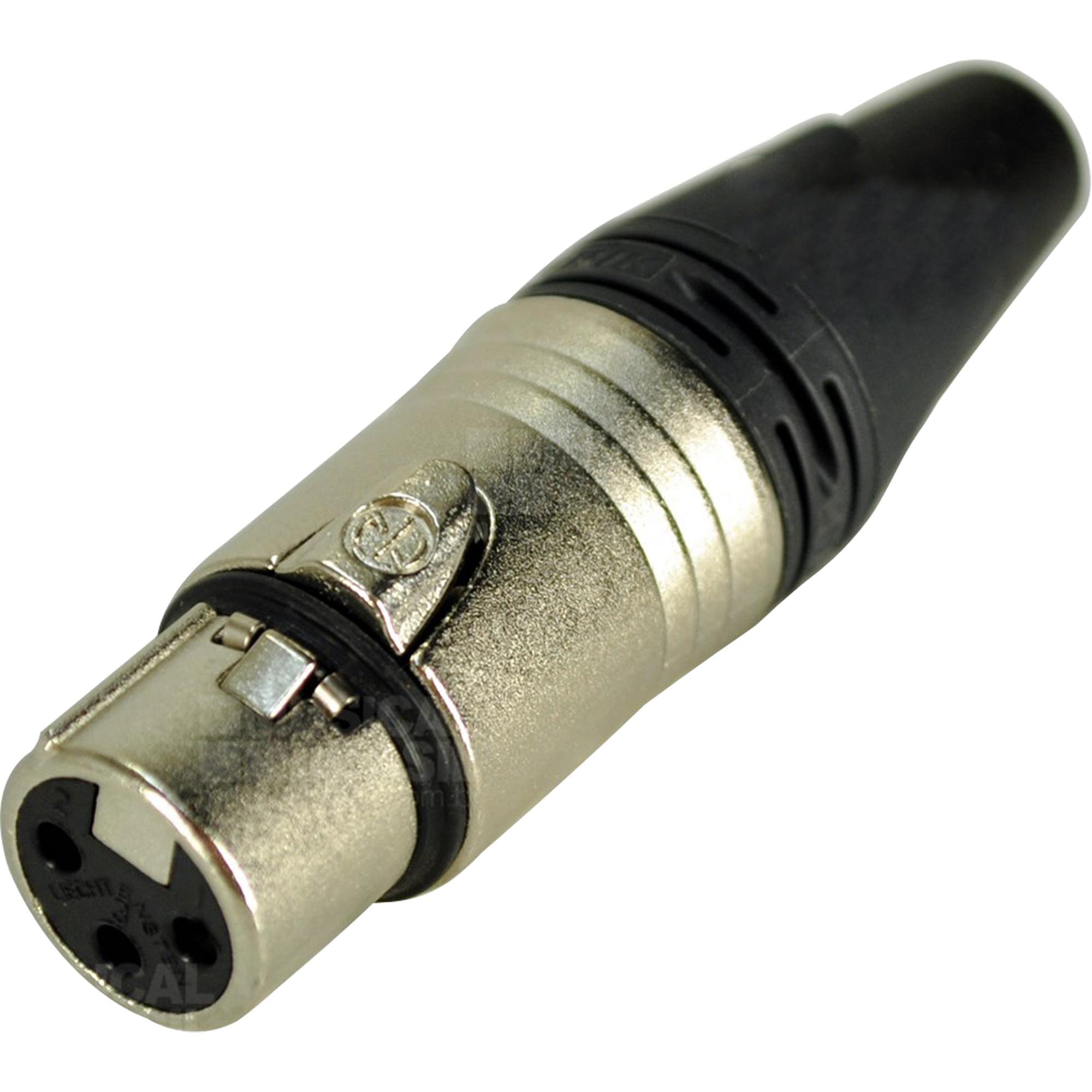 Conector de Cabo Xlr Fêmea Nc3fxx Neutrik 