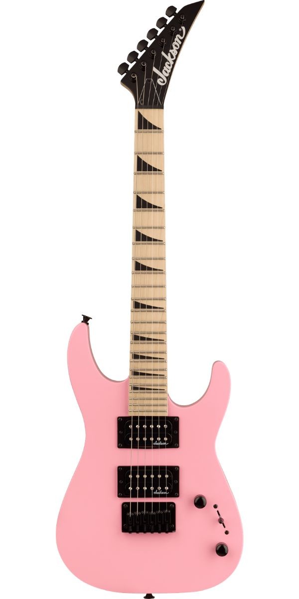 Guitarra Jackson Dinky Minion Js1xm Bubblegum Pink Escala Maple 