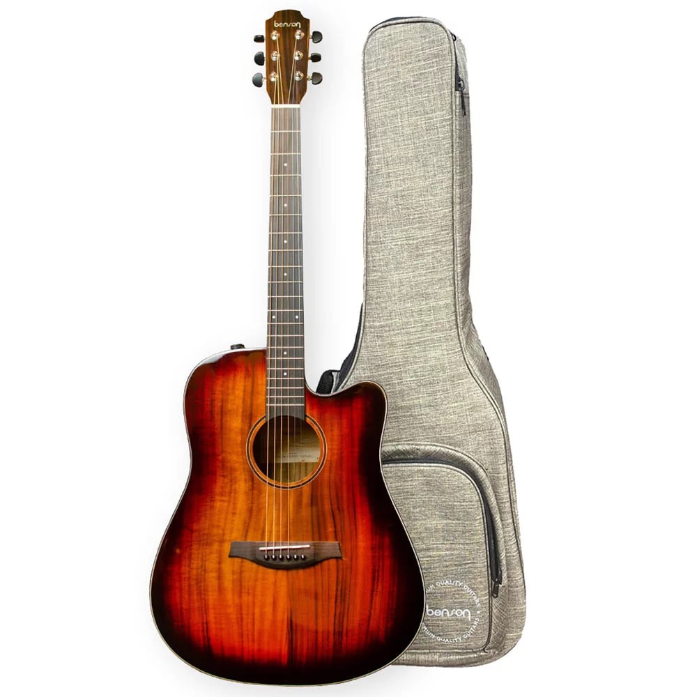 Violão Benson Exd500cfx kb n Com Bag Koa Burst 