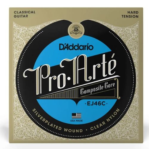 Encordoamento Violão Nylon D'addario Ej46c Pro-arté Composite Core Tensão Pesada 