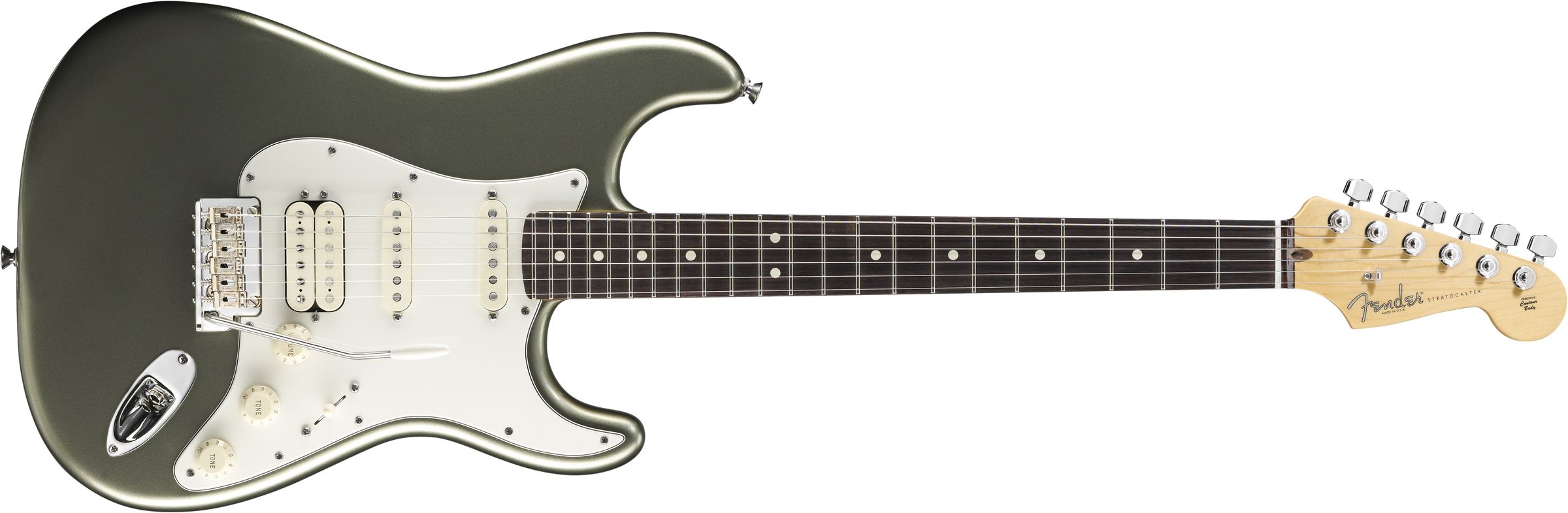 Guitarra Fender 011 3100 - am Standard Stratocaster Hss rw - 719 - Jade Pearl Metallic 