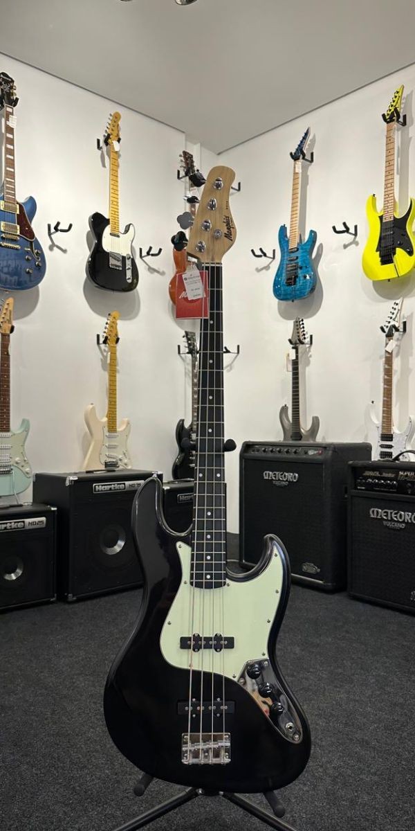 Contrabaixo Passivo 4 Cordas Black Satin Mb-50 - Memphis 