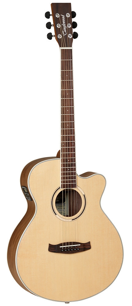 Violão Tanglewood Discovery Exotic Dbt Sfce bw Aço Eletroacústico Natural 