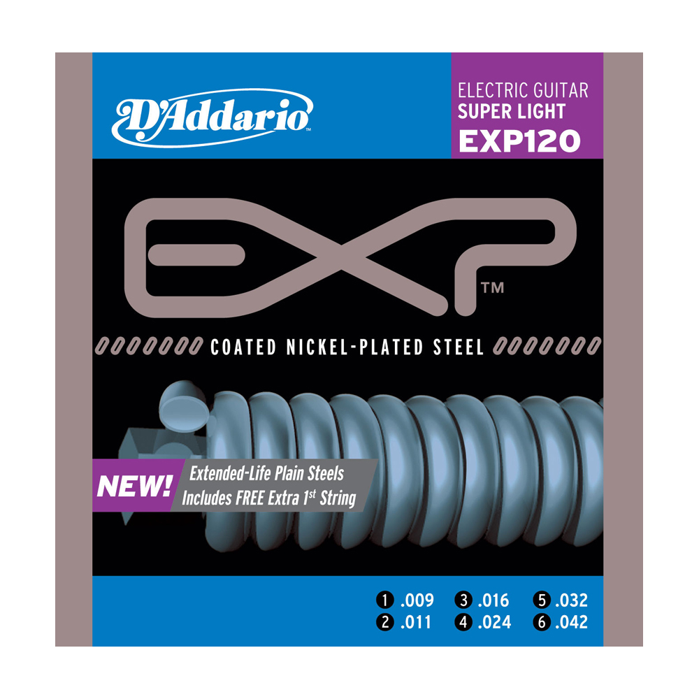 Encordoamento D'addario Guitarra Exp 120 010        