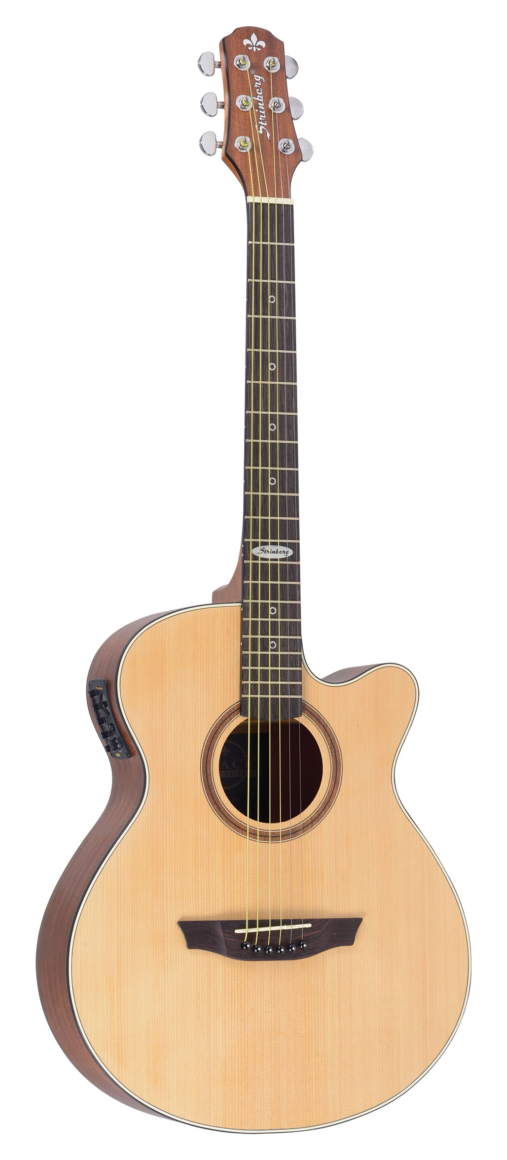 Violão Strinberg Sa200c Mini-jumbo Aço Eletroacústico Natural 