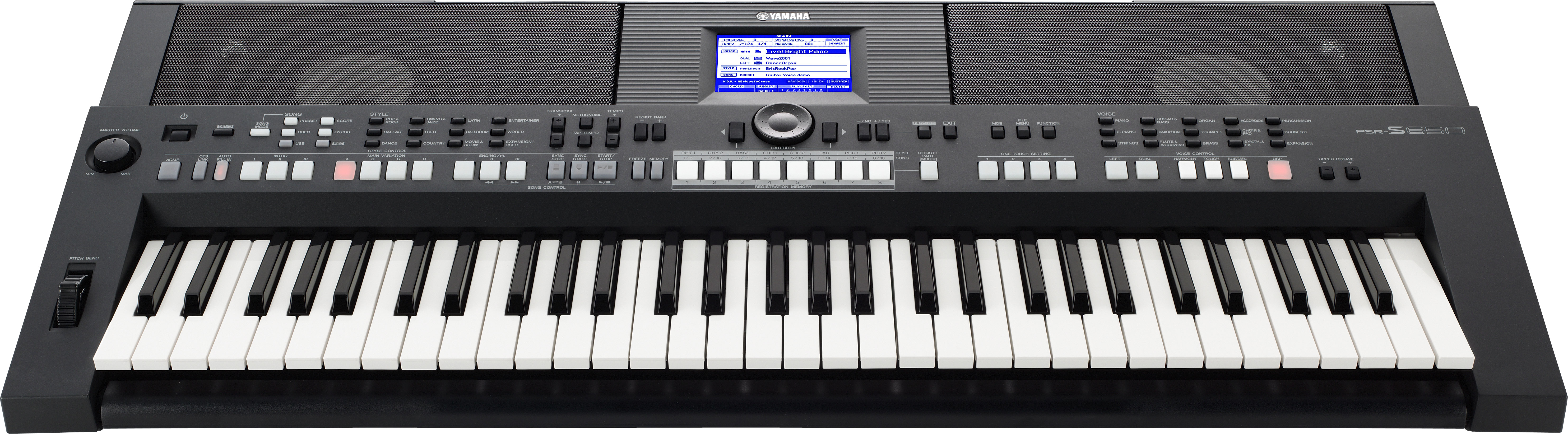 Teclado Arranjador Yamaha Psr-s650 Com Fonte 