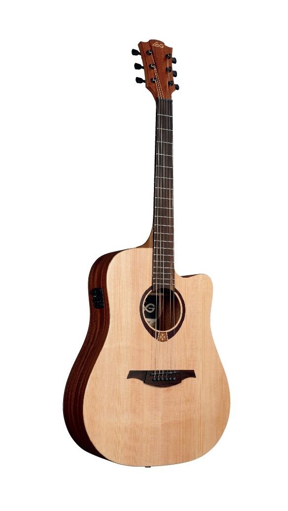 Violão Lâg Tramontane T70dce Aço Eletroacústico Natural 