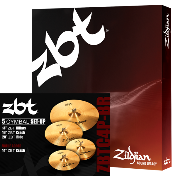 Kit Pratos Zildjian Zbtc4pbr - 14hh - 14cr + 16cr + 2o rd 