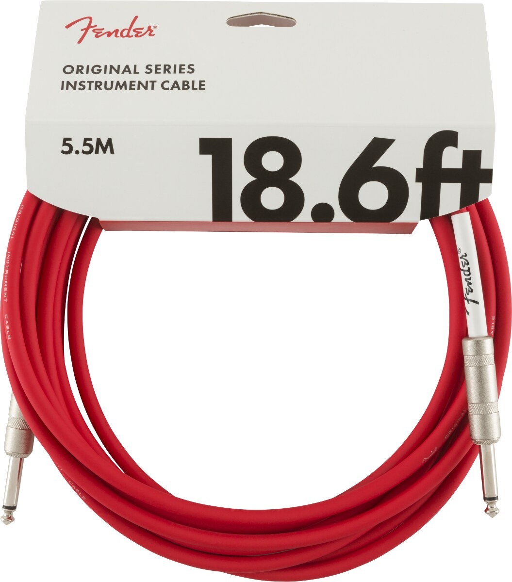 Cabo Fender Original Series 3m P10/p10 Vermelho Fiesta Red 