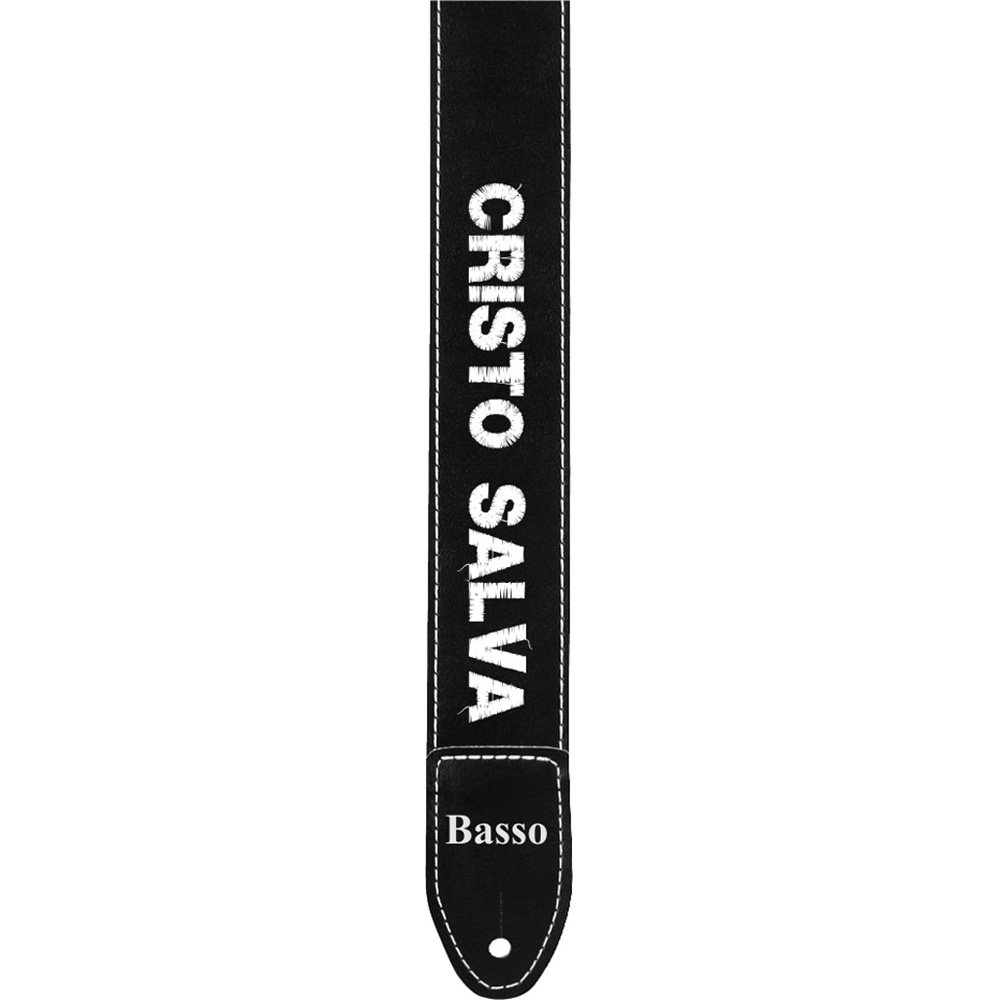 Correia Basso Straps Sf-84 Preta Cristo Salva 