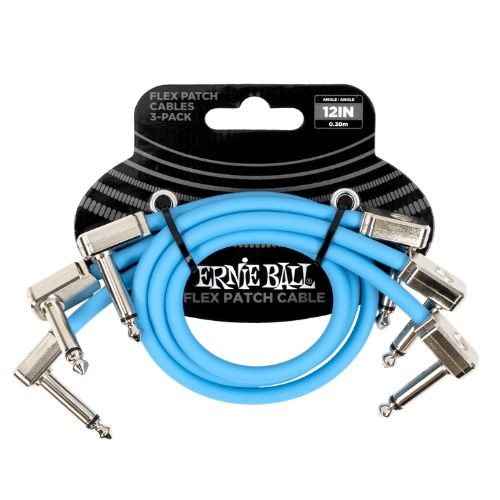 Cabo Para Pedal Ernie Ball  Flex Patch 30cm Azul P06061 