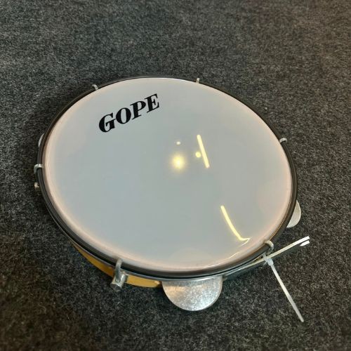 Pandeiro Gope Iniciante 10” Madeira Com Pele Nylon 631pe 